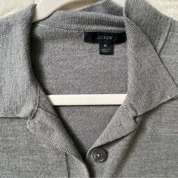 J. Crew Gray Merino Wool Sweater Dress - Picture 4 of 7